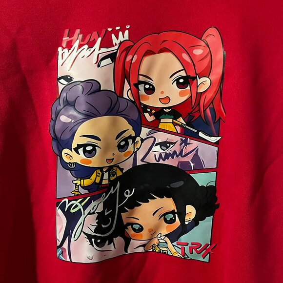 NEW Kids Kpop Demon Hunters Huntrix Sweater 11-12YR/Large - Picture 4 of 8